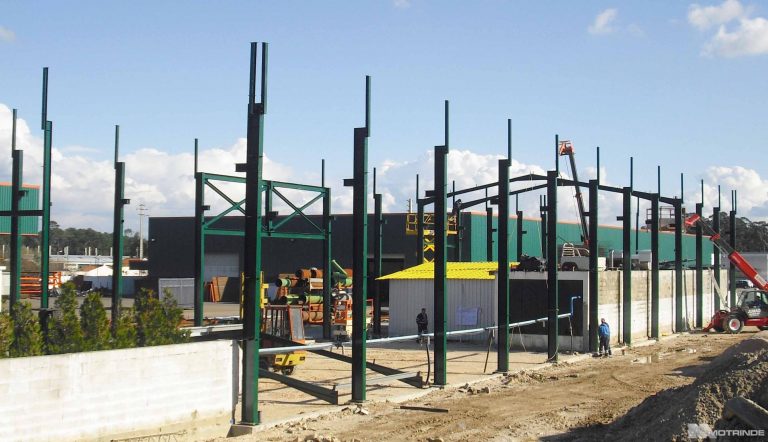 Construção do Pavilhão de Manutenção (F)